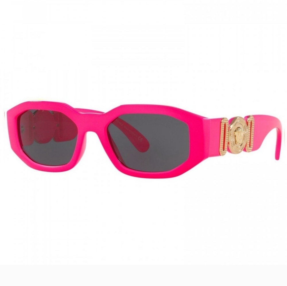 Versace Pink Gold Unisex Sunglasses